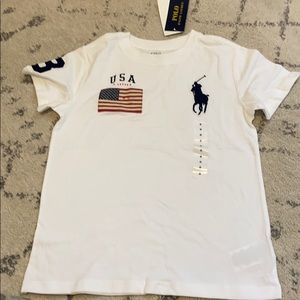 Ralph Lauren boys white Polo